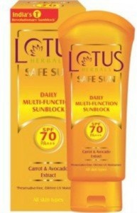 Lotus Herbals Safe Sun Daily Multi-Function Sunblock SPF 70