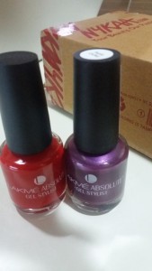 Lakme Absolute Nail Polish_Red_And_Purple