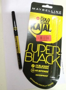 Maybelline Colossal Super Black Kajal - With Front Packaging