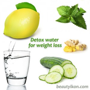 detox water for weight loss - flat tummy water - beautyikon