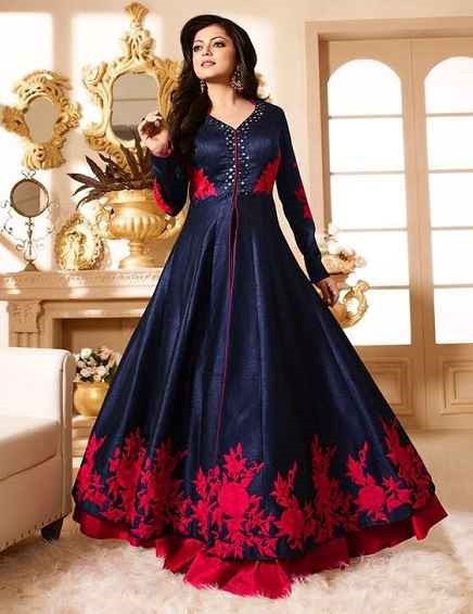 Silk Anarkali Suits